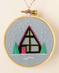 A-Frame Cabin Ornament