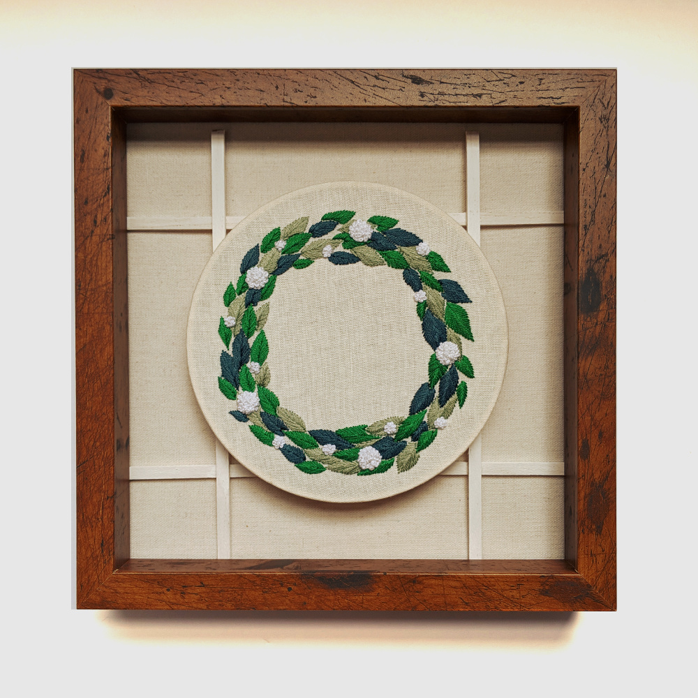 Cotton Wreath