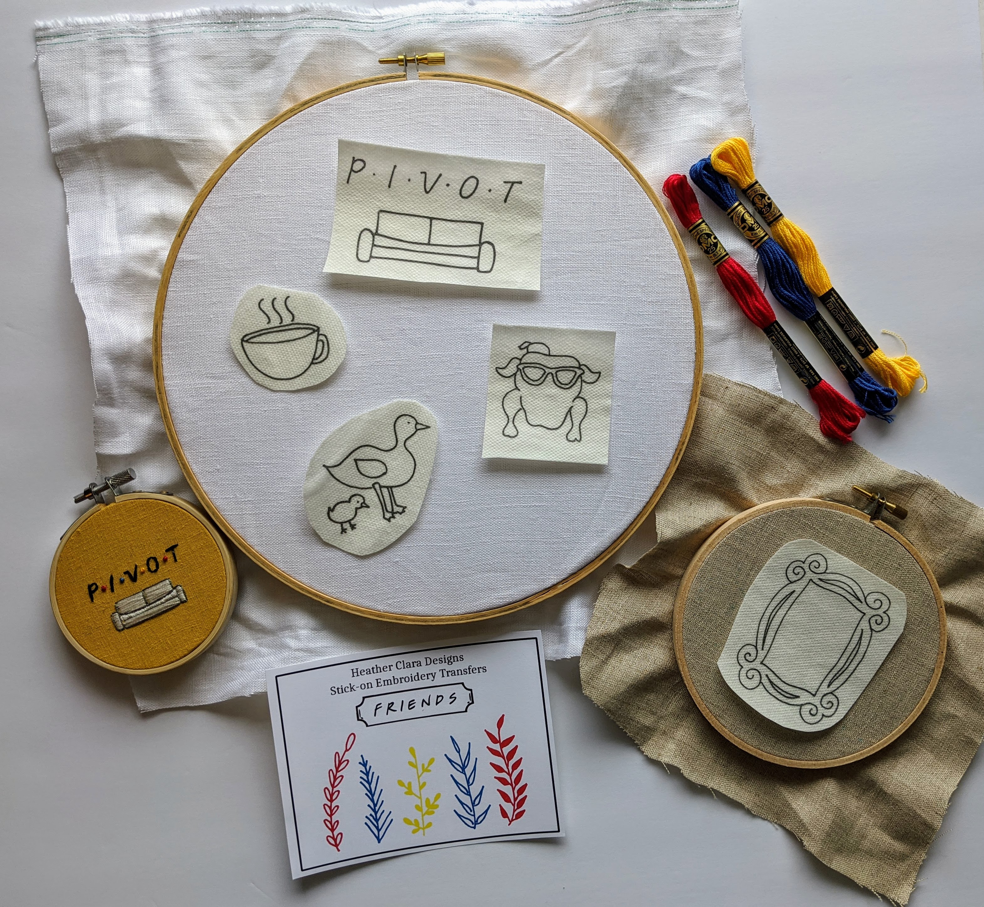 How to use Stick & Stitch to transfer your embroidery design - And