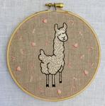 Llama Butt Embroidery Kit