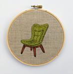 Green Contour Chair