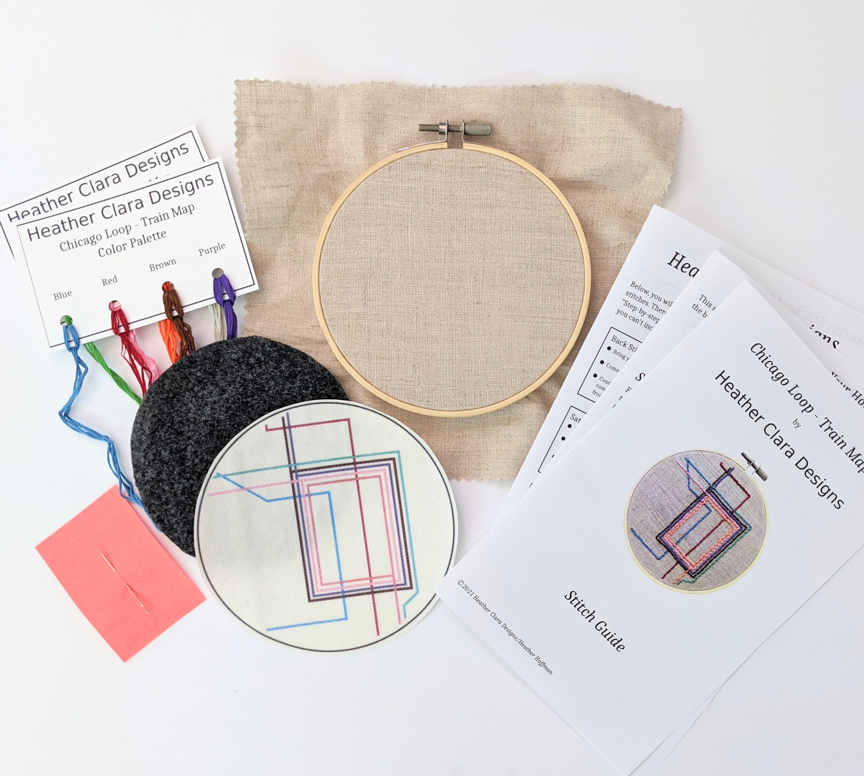 Embroidery Kit - Nina Chicago